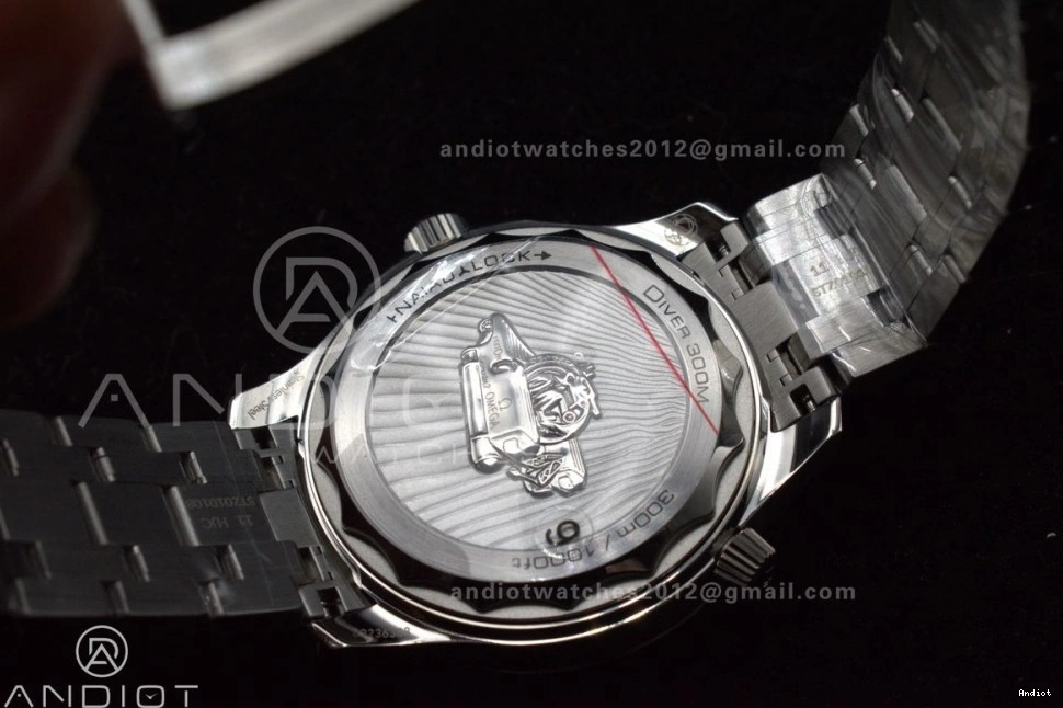 Dial Black Bracelet 1:1 Seamaster Diver A8806 Nekton SS VSF Best on Edition 300M 1218